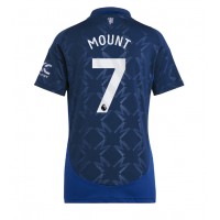 Fotbalové Dres Manchester United Mason Mount #7 Dámské Venkovní 2024-25 Krátký Rukáv